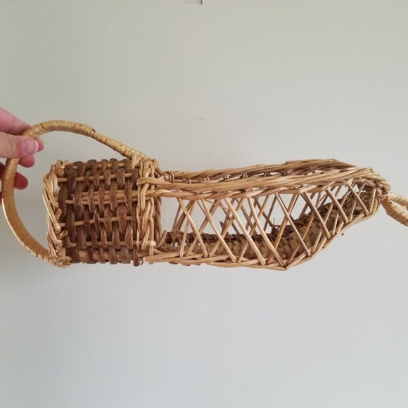 Vintage Woven Wicker Wine Chianti Holder - Picture 10 of 10